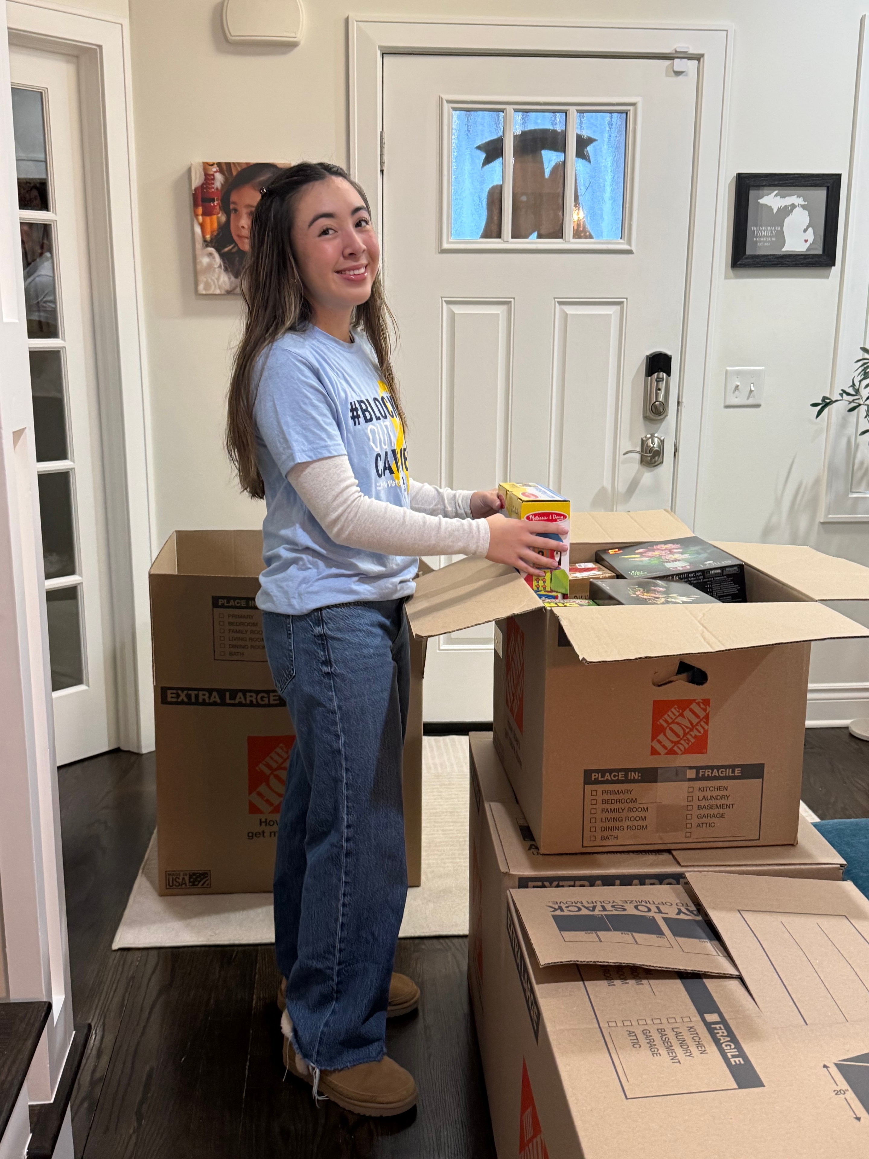 Toy drive donation collection