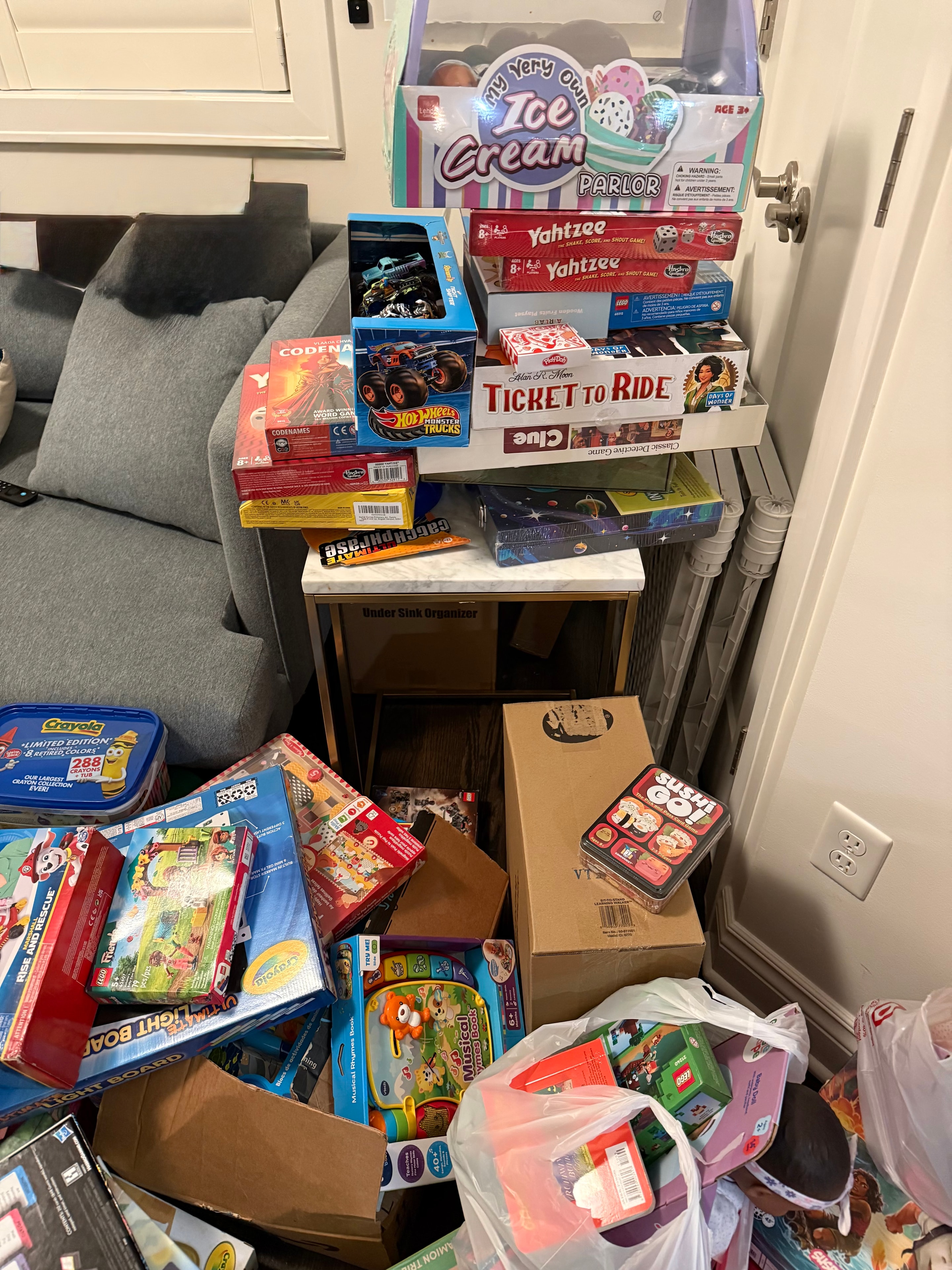 Toy drive donation collection