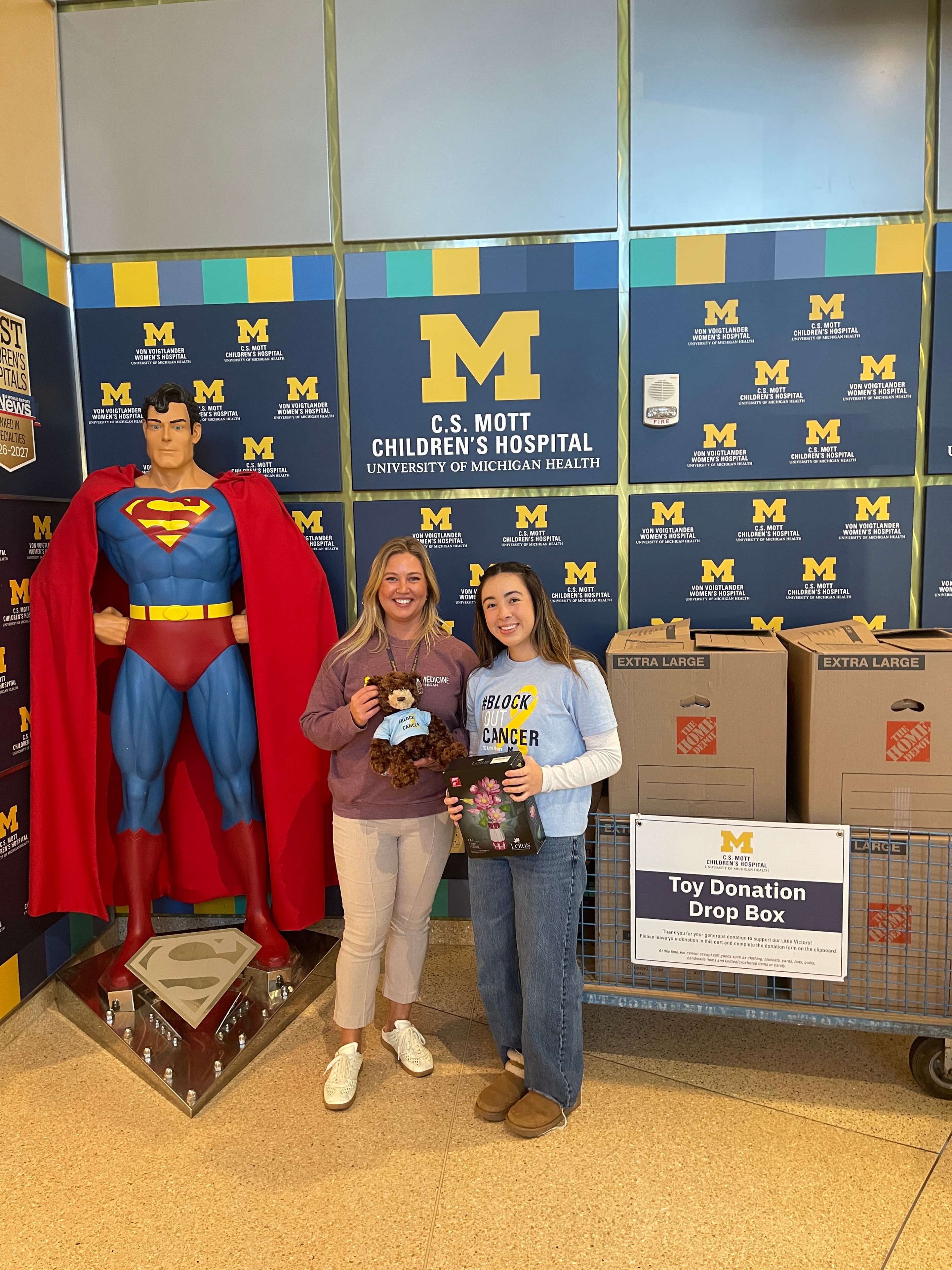 Toy drive donation collection