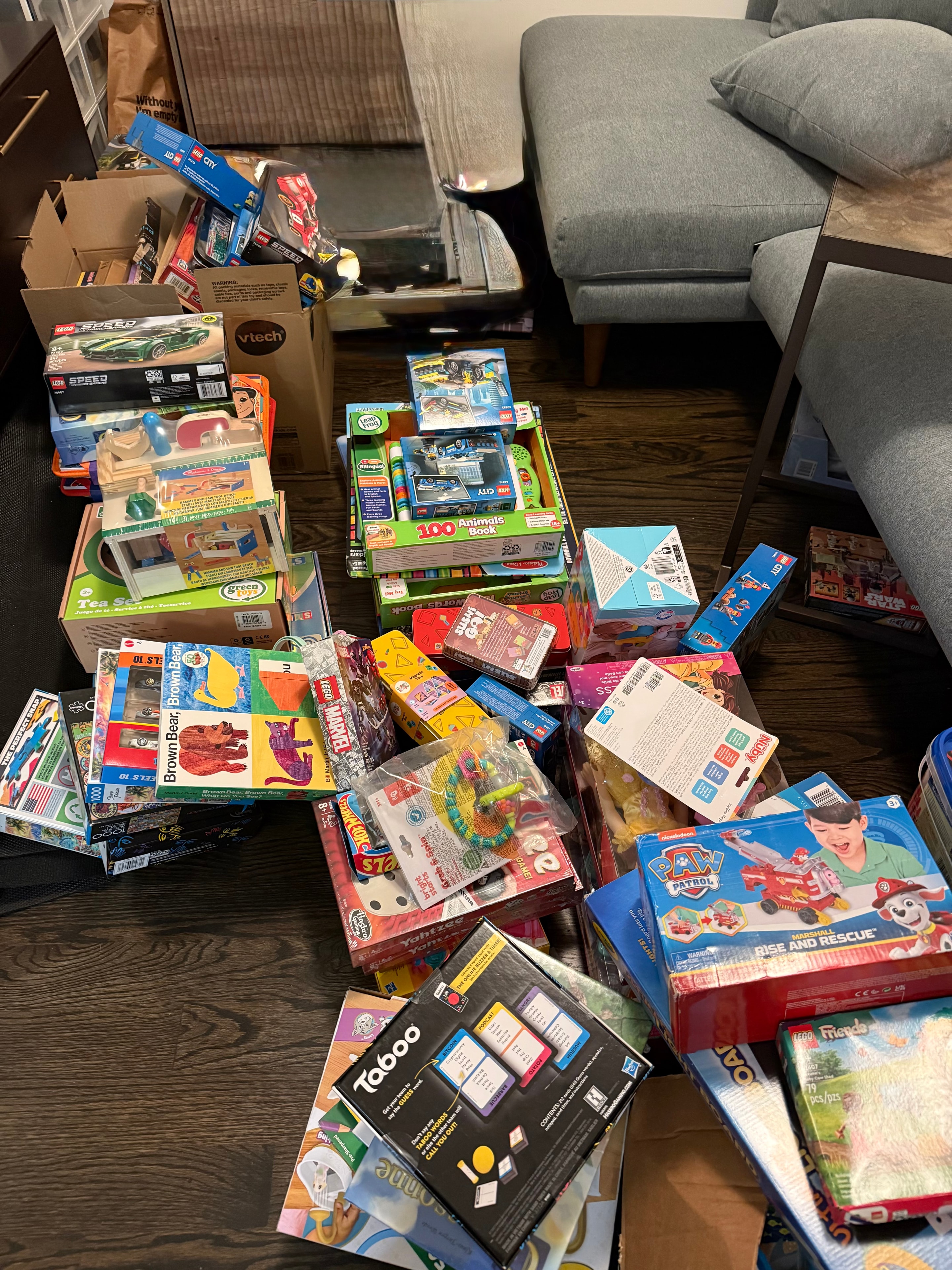 Toy drive donation collection